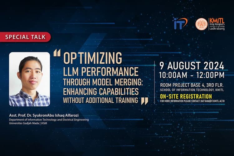Special talk: “Optimizing LLM Performance Through Model Merging: Enhancing Capabilities Without Additional Training”