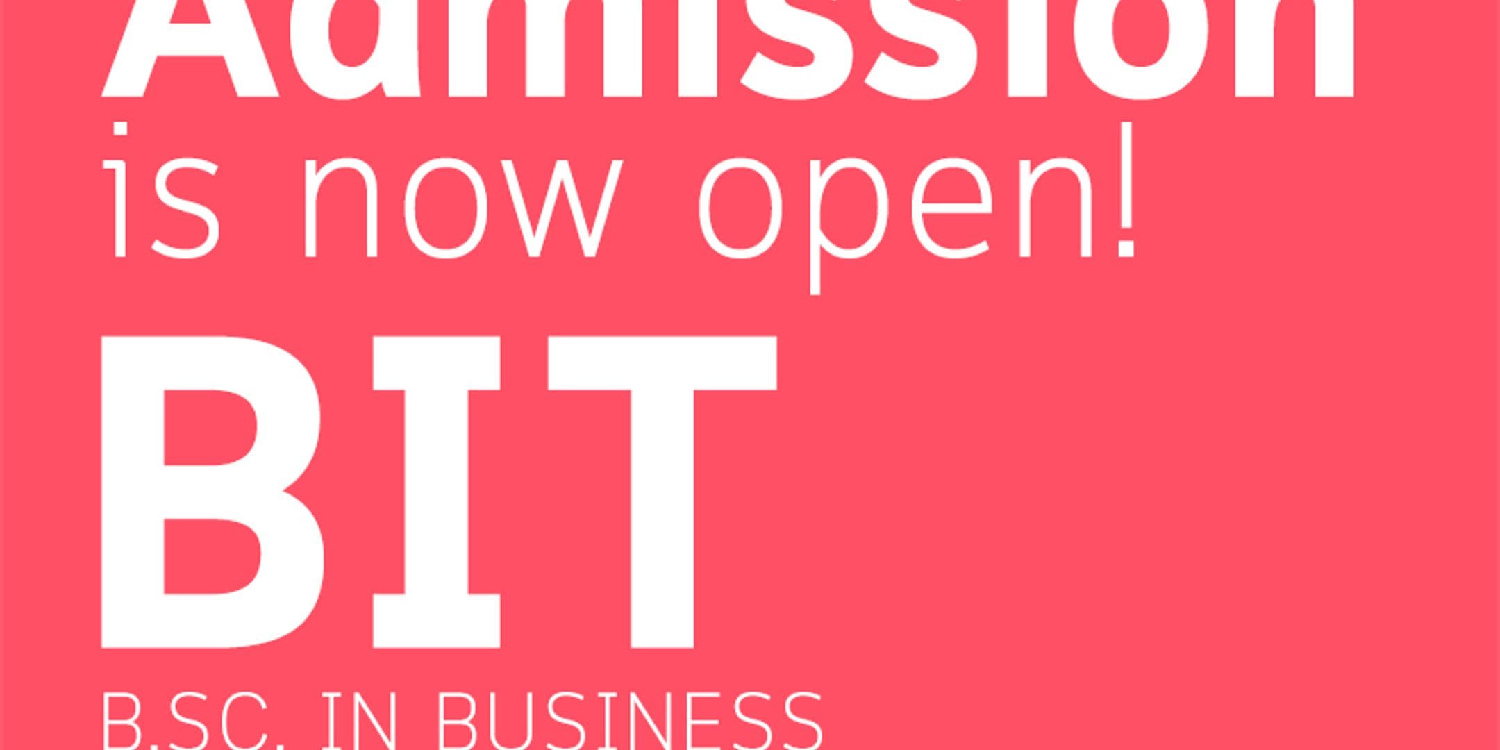 รับสมัครคัดเลือกบุคคลเข้าศึกษาต่อระดับปริญญาตรี สาขาเทคโนโลยีสารสนเทศทางธุรกิจ (หลักสูตรนานาชาติ)  คัดเลือกโดยพิจารณาจาก Portfolio ครั้งที่ 1/2