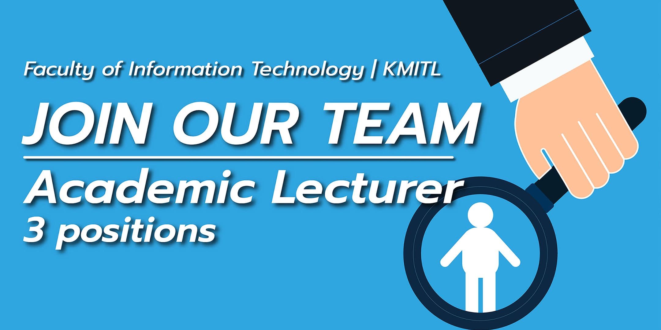 Join Our Team | Academic Lecturer positions