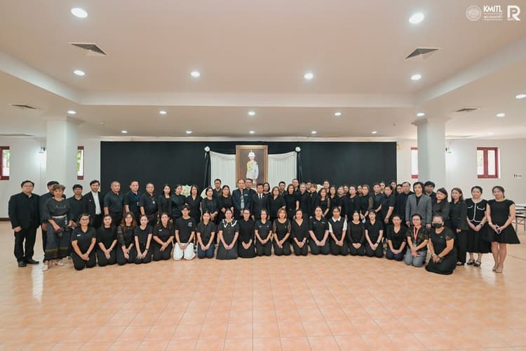คณะเทคโนโลยีสารสนเทศ สจล. ร่วมพิธีบำเพ็ญพระราชกุศลถวายแด่ สมเด็จพระเจ้าลูกเธอ เจ้าฟ้าพัชรกิติยาภา นเรนทิราเทพยวดี กรมหลวงราชสาริณีสิริพัชร มหาวัชรราชธิดา