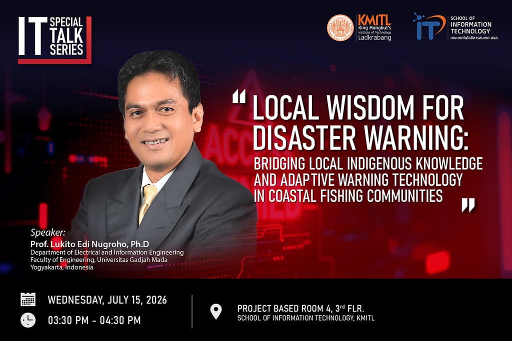 Special Talk "LOCAL WISDOM FOR DISASTER WARNING: Bridging Local Indigenous Knowledge and Adaptive Warning Technology in Coastal Fishing Communities"